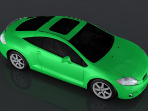 mitsubishi eclipse gt 3Dモデル