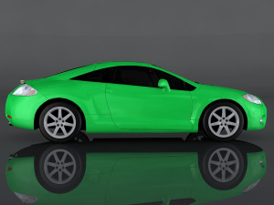 mitsubishi eclipse gt 3Dモデル