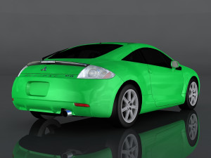 mitsubishi eclipse gt 3Dモデル