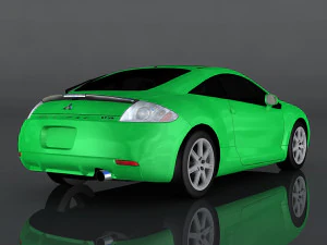 mitsubishi eclipse gt 3D Model