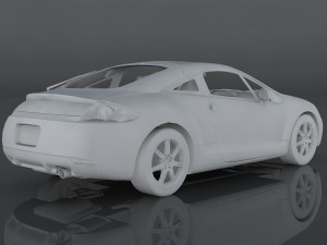 mitsubishi eclipse gt 3Dモデル