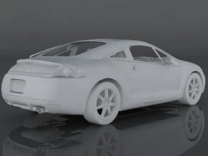 mitsubishi eclipse gt 3D Model