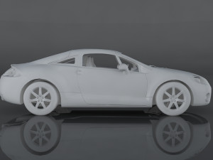 mitsubishi eclipse gt 3Dモデル