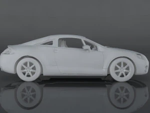 mitsubishi eclipse gt 3D Model