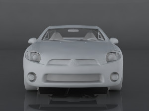 mitsubishi eclipse gt 3Dモデル