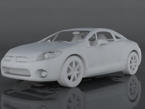 mitsubishi eclipse gt 3Dモデル
