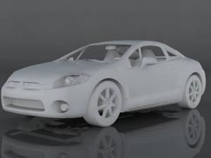 mitsubishi eclipse gt 3D Model