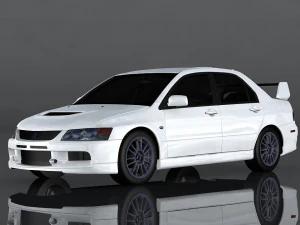 2006 mitsubishi lancer evolution ix mr 3D Модель