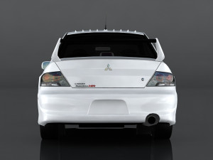 2006 mitsubishi lancer evolution ix mr 3Dモデル