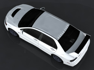 2006 mitsubishi lancer evolution ix mr 3Dモデル