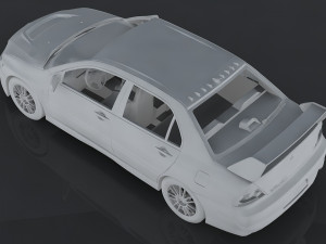 2006 mitsubishi lancer evolution ix mr 3Dモデル