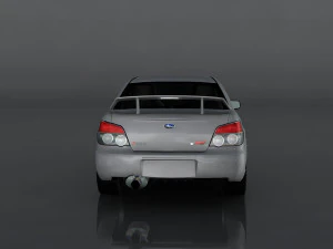 スバルインプレッサ 3Dモデル