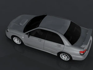 スバルインプレッサ 3Dモデル