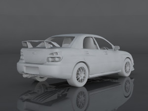 subaru impreza 3D Модель