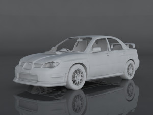 subaru impreza 3D Модель
