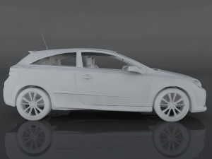 vauxhall astra Modèle 3D