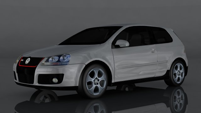 volkswagen golf gti 3D Модель .c4d .max .obj .3ds .fbx .stl .blend 