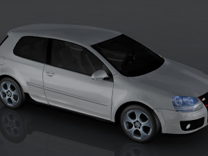 volkswagen golf gti 3D Модель