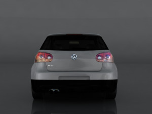volkswagen golf gti 3D Модель