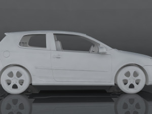 volkswagen golf gti 3D Модель