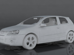 volkswagen golf gti 3D Модель