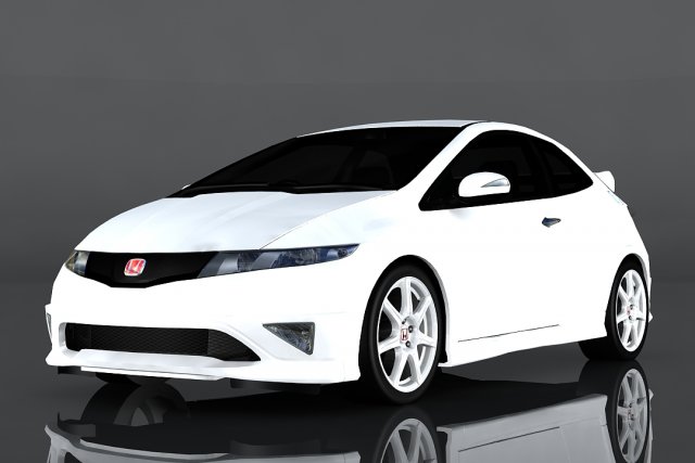 honda civic type-r Modelo 3D .c4d .max .obj .3ds .fbx .stl .blend 