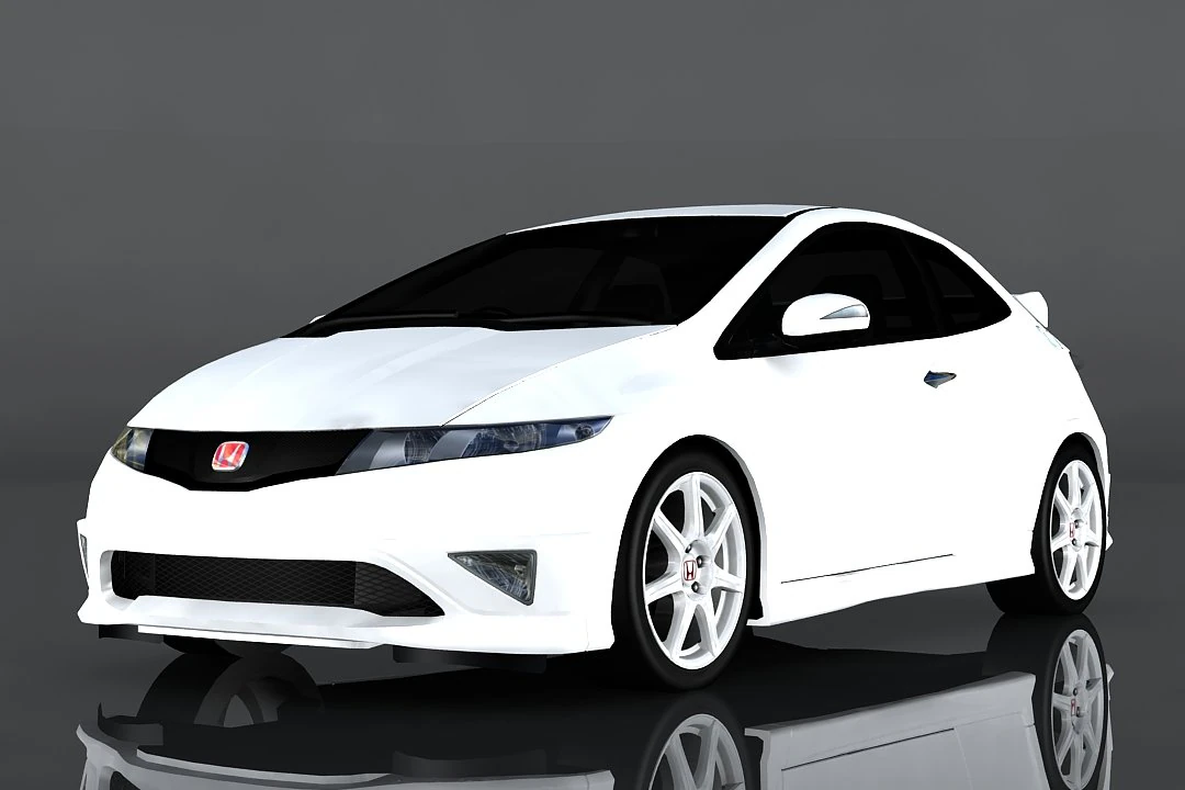 honda civic type-r 3D Model .c4d .max .obj .3ds .fbx .stl .blend