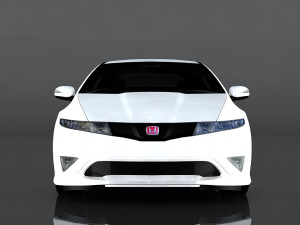 honda civic type-r Modelo 3D