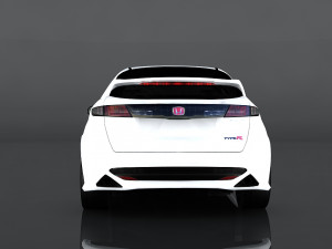 honda civic type-r Modelo 3D