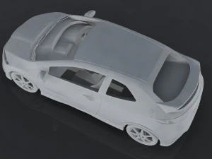 honda civic type-r 3D Model