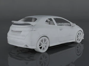honda civic type-r 3D Model