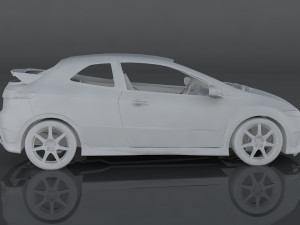 honda civic type-r Modelo 3D