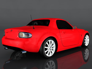 mazda mx-5 roadster coupe 3D 모델
