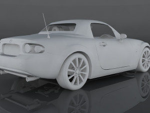 mazda mx-5 roadster coupe 3D 모델
