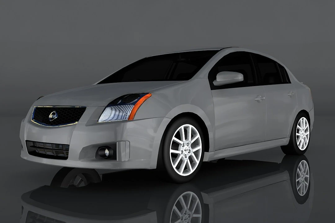 nissan sentra se-r 3D Model .c4d .max .obj .3ds .fbx .stl .blend 
