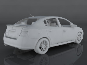 nissan sentra se-r 3D Model