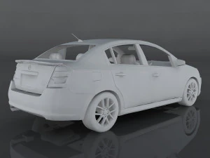 nissan sentra se-r 3D Model