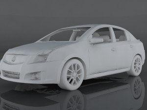 nissan sentra se-r 3D Model