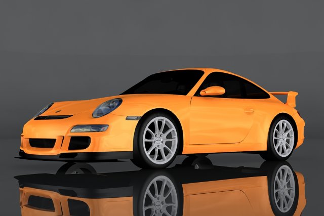 porsche 911 gt3 997 3D 모델 .c4d .max .obj .3ds .fbx .stl .blend 