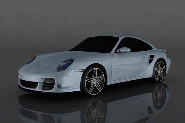 porsche 911 997 3D Модель .c4d .max .obj .3ds .fbx .stl .blend 