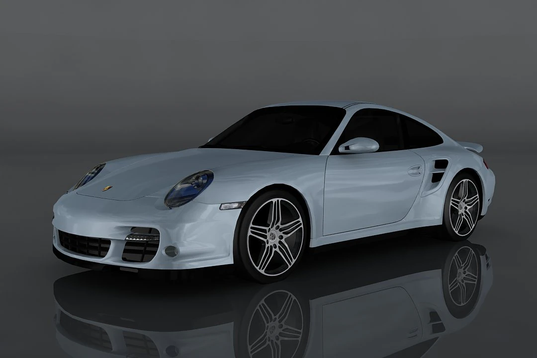 porsche 911 997 3D Model .c4d .max .obj .3ds .fbx .stl .blend 