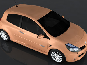 renault clio renault sport 197 3D Модель