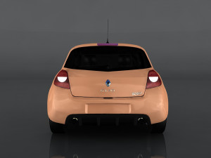 renault clio renault sport 197 3D Модель