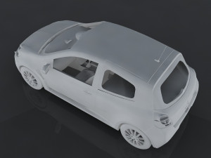 renault clio renault sport 197 3D Модель