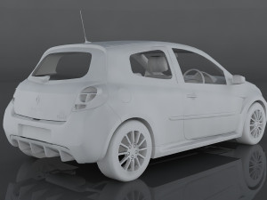 renault clio renault sport 197 3D Модель
