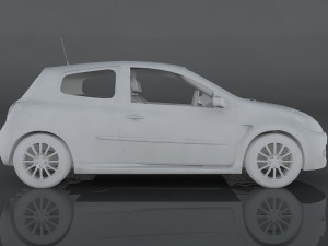 renault clio renault sport 197 3D Модель