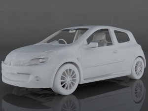 renault clio renault sport 197 3D Модель
