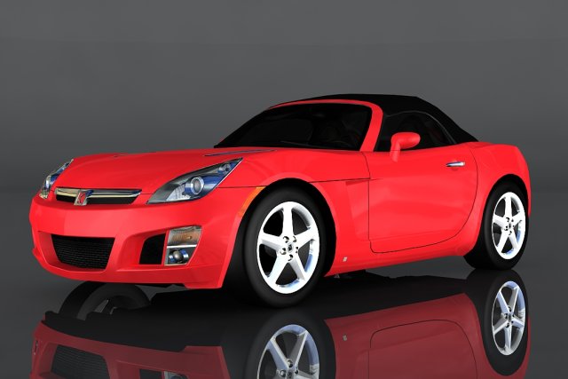 saturn sky red line 3D Модель .c4d .max .obj .3ds .fbx .stl .blend 