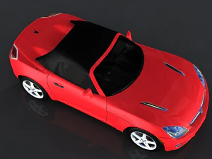 saturn sky red line 3D Model