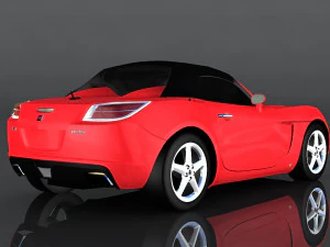 saturn sky red line 3D Model